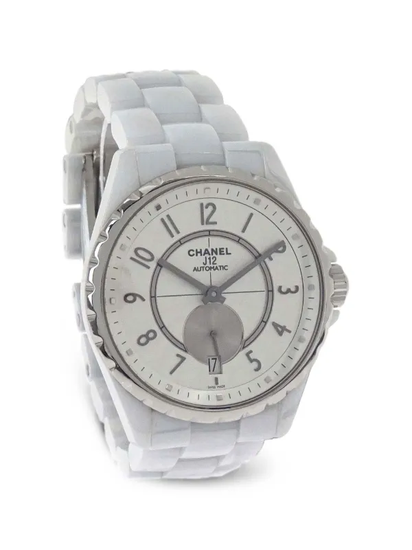 Chanel Pre-owned 2010s J12 36.5mm Watch in White