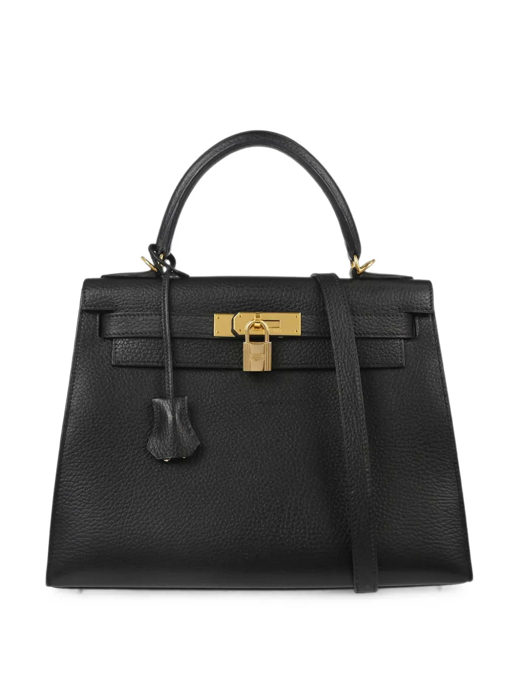 Hermès Pre-Owned 2001 Kelly 28 Sellier tote bag - Noir Hermès Pre-Owned 2001 Kelly 28 Sellier tote bag - Noir