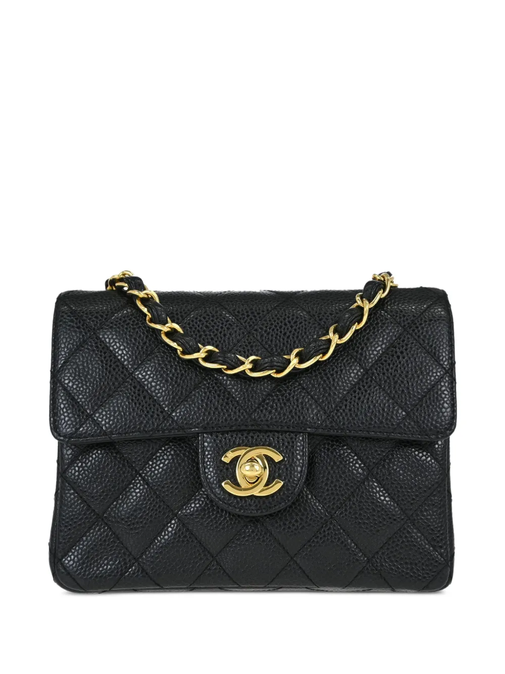 CHANEL Pre-Owned 2000-2002 Classic Square Flap shoulder bag - Schwarz