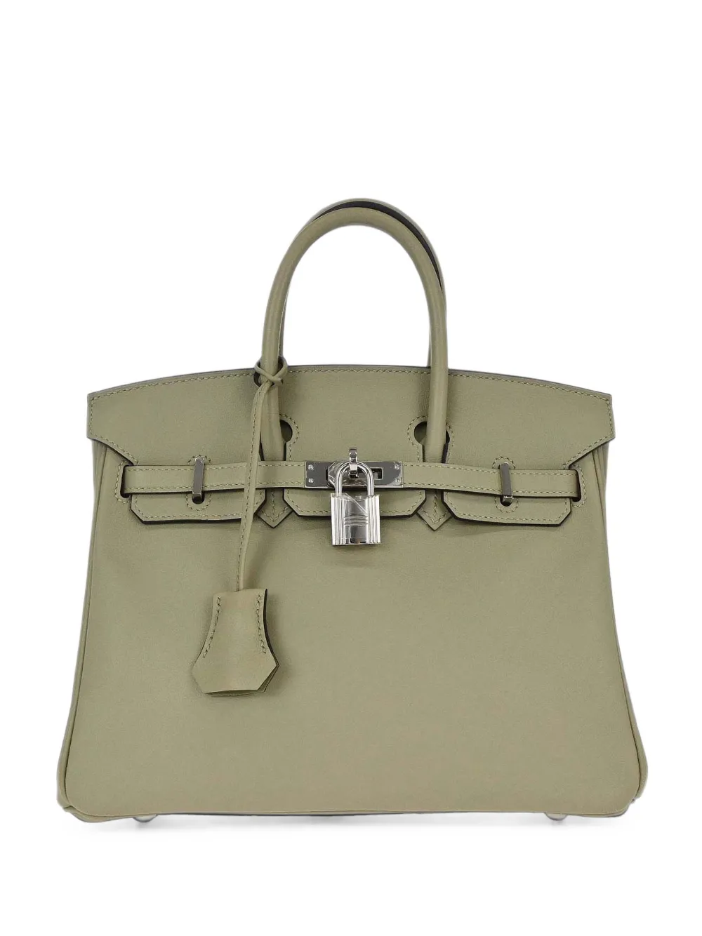 Hermès Pre-Owned 2017 Birkin 25 leather tote bag - Vert