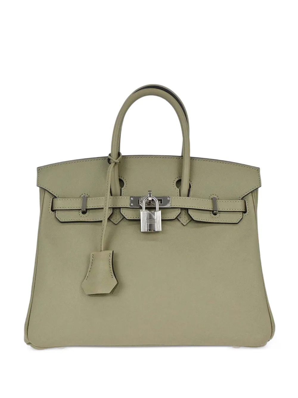 Hermès Pre-Owned 2017 Birkin 25 leather tote bag - Grün
