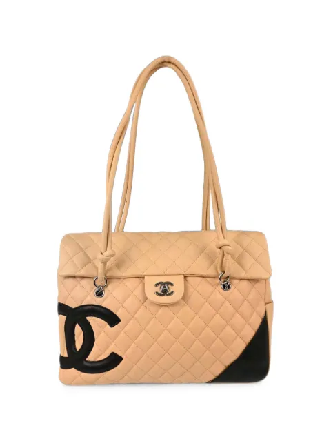 CHANEL Pre-Owned quiltet Cambon Ligne tote fra 2004-2005