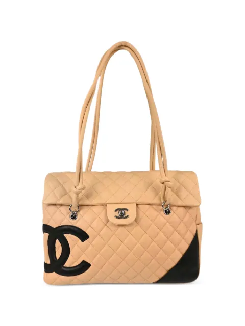 CHANEL Pre-Owned 2004-2005 Cambon Ligne quilted tote bag