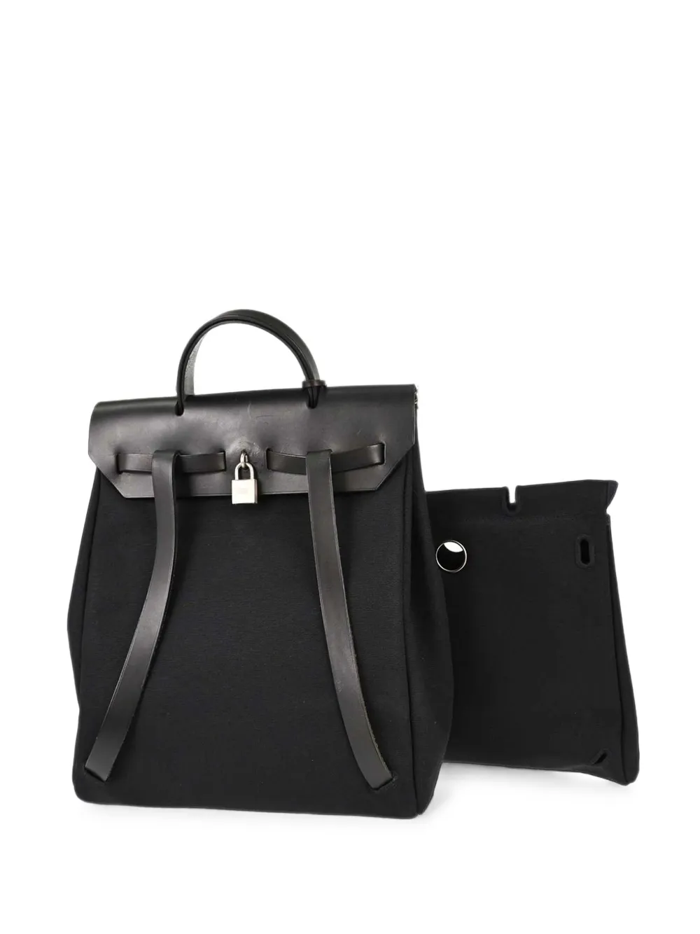 Hermès Pre-Owned 2000 Toile Officier Herbag a Dos backpack - Schwarz