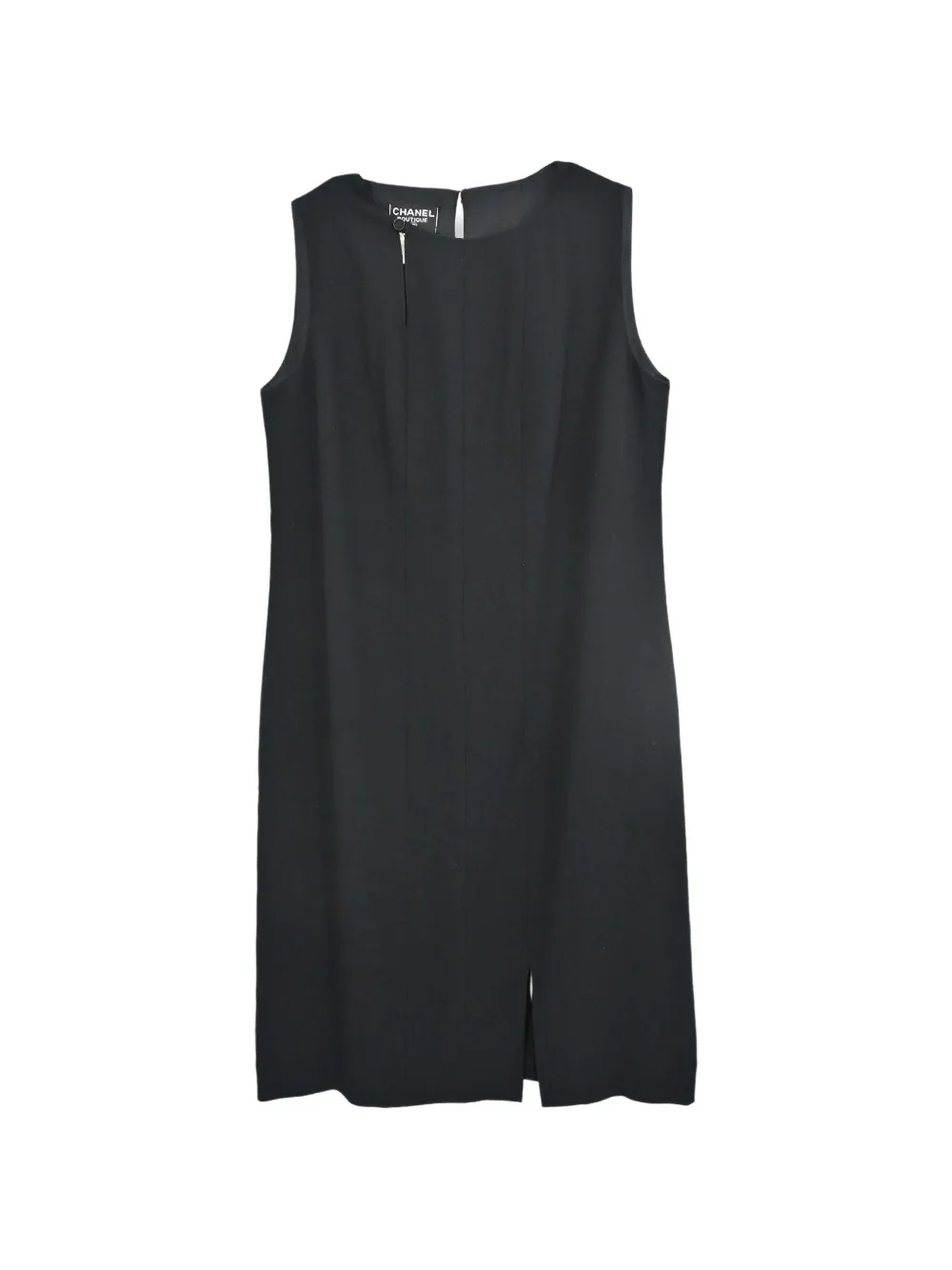 CHANEL Pre-Owned 1998 sleeveless midi dress - Nero