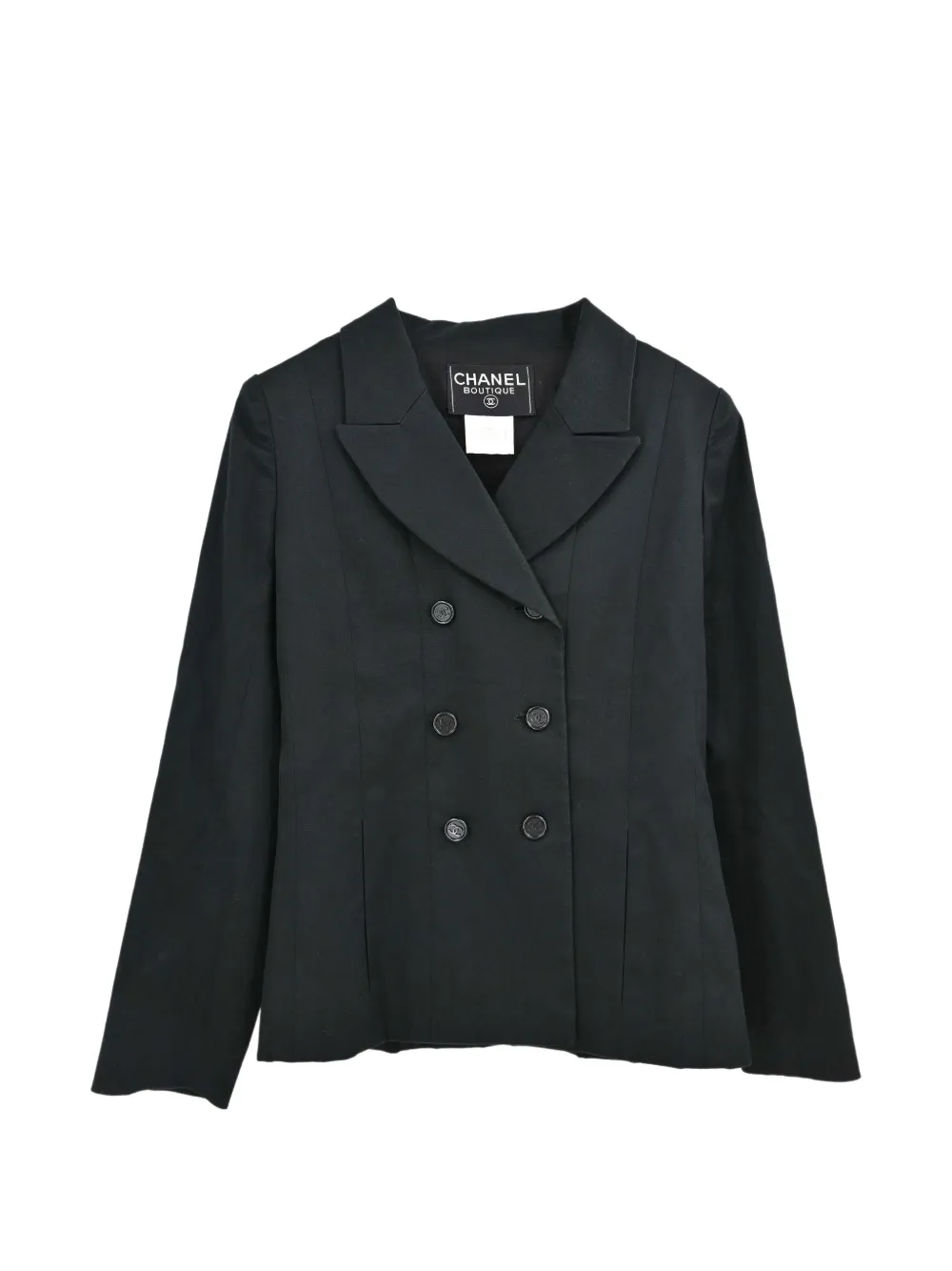 CHANEL Pre-Owned 1998 double-breasted jacket - Schwarz
