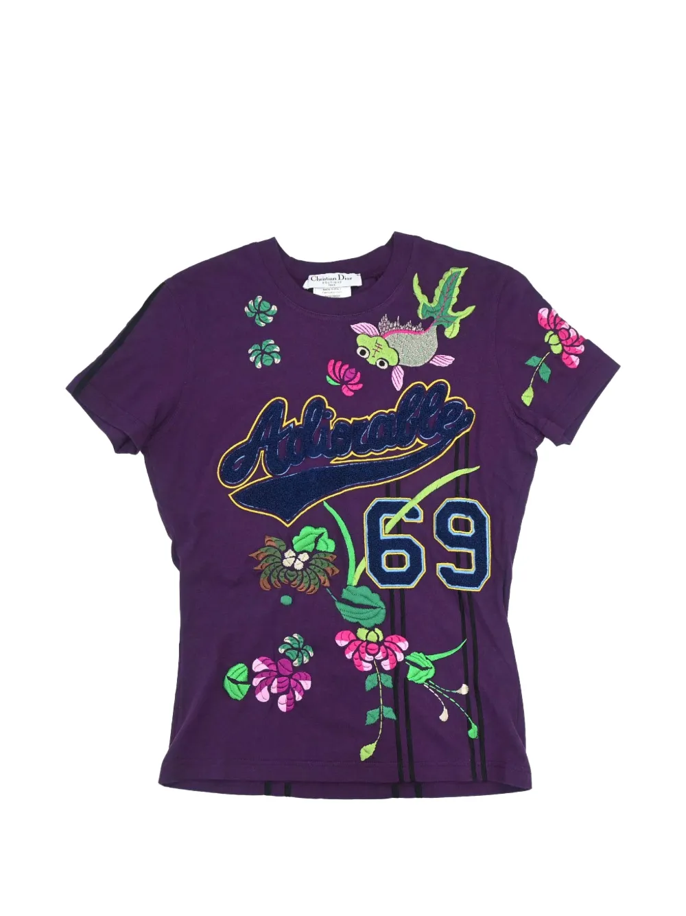 Christian Dior Pre-Owned 2003 Adiorable T-shirt - Violett