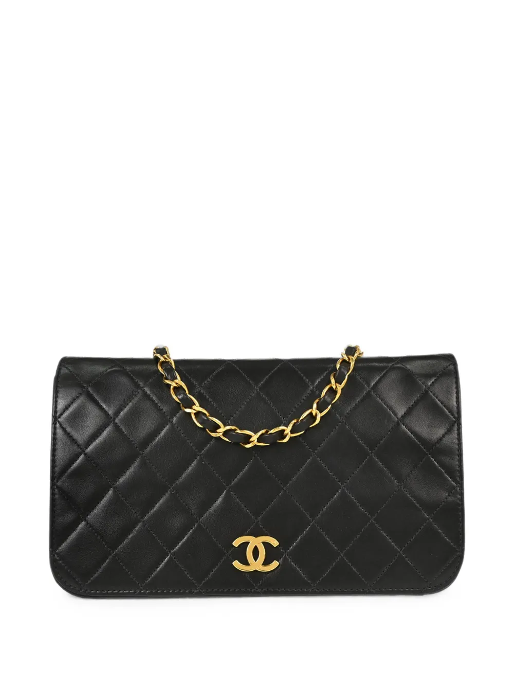 CHANEL Pre-Owned 1997-1999 small Full Flap quilted shoulder bag - Nero
