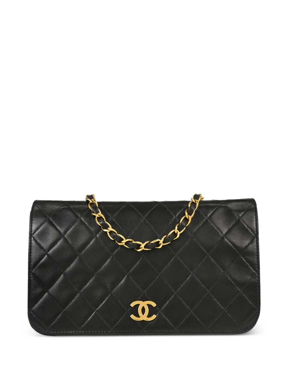 CHANEL Pre-Owned 1997-1999 small Full Flap quilted shoulder bag - Black