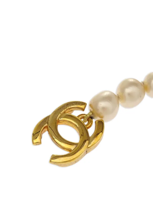 CHANEL Pre-Owned 1996 ココマーク ネックレス | ニュートラル
