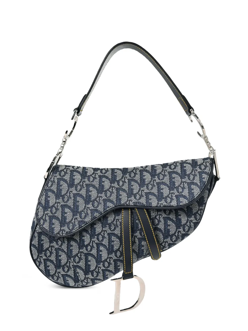 Christian Dior Pre-Owned Trotter Saddle shoulder bag - Blau