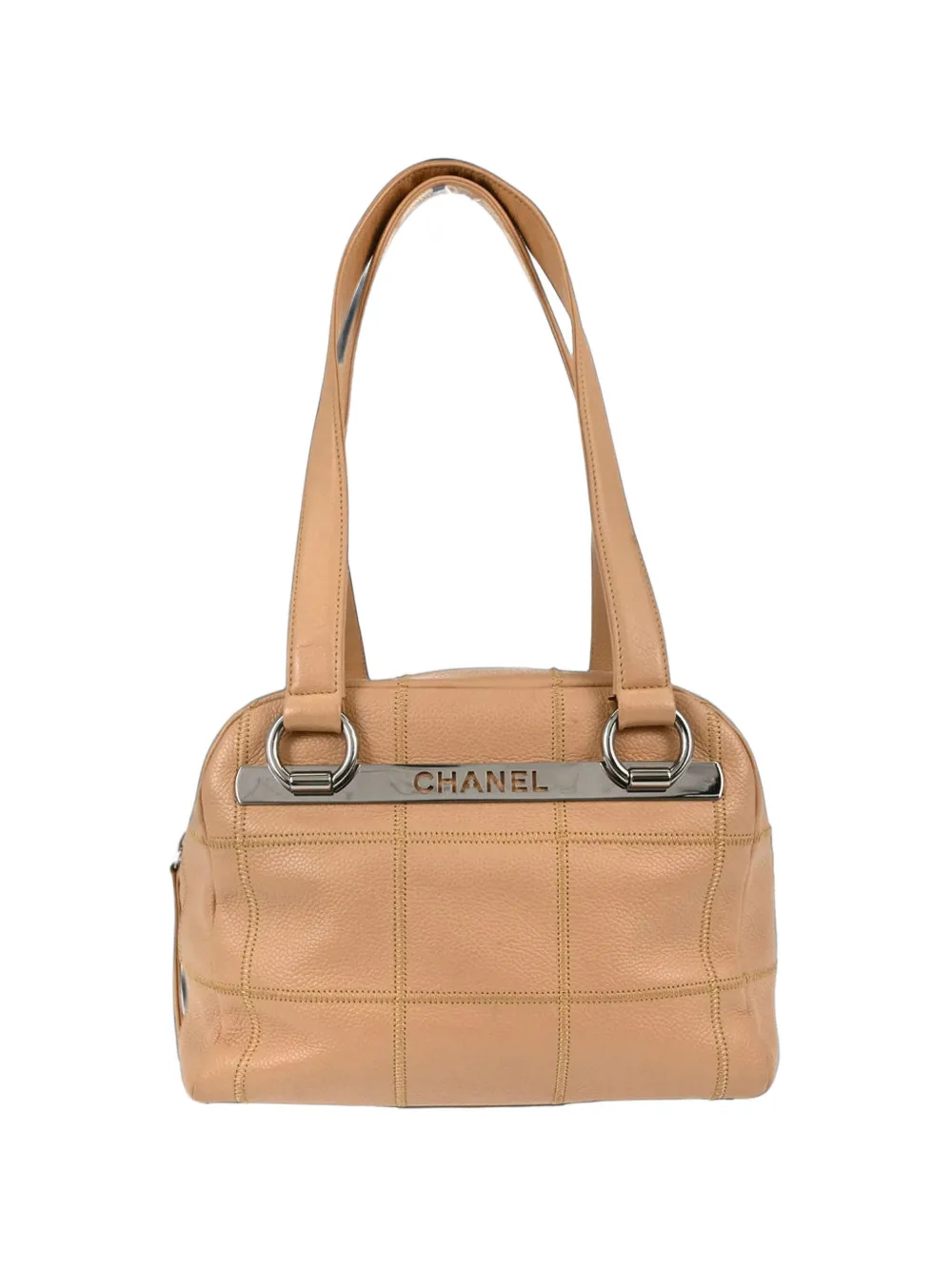 CHANEL Pre-Owned 2004-2005 Wild Stitch Choco Bar tote bag - Tons neutres