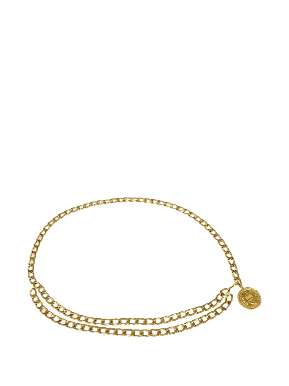 CHANEL Pre-Owned Medallion chain belt - Gold