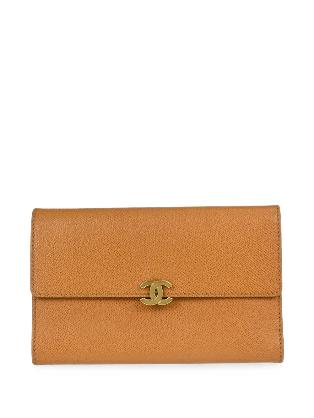 CHANEL Pre-Owned 1997-1999 trifold wallet - Marrone