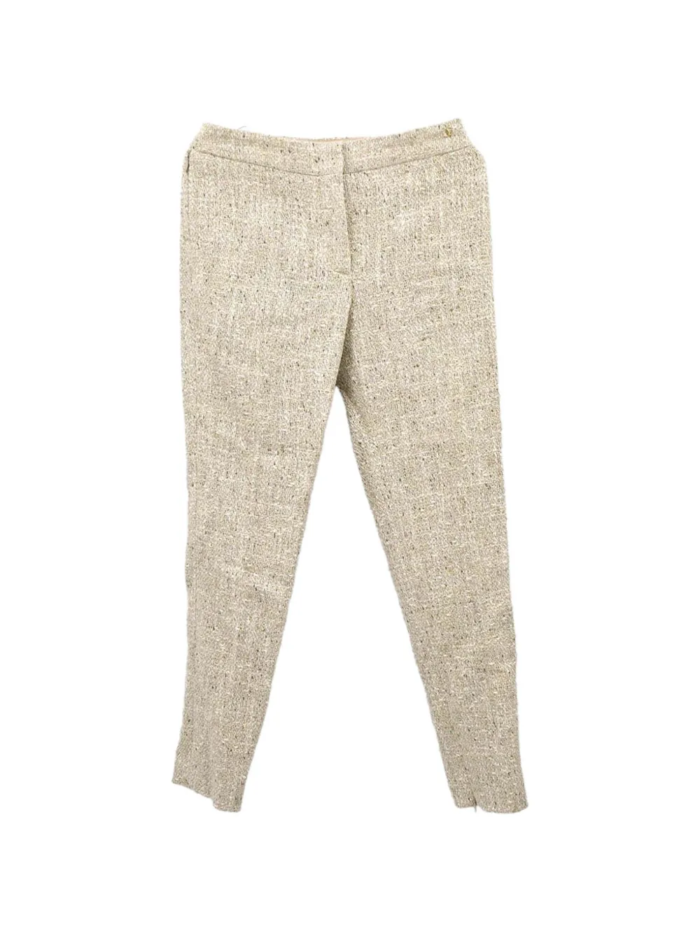 CHANEL Pre-Owned 2003 tweed trousers - Tons neutres