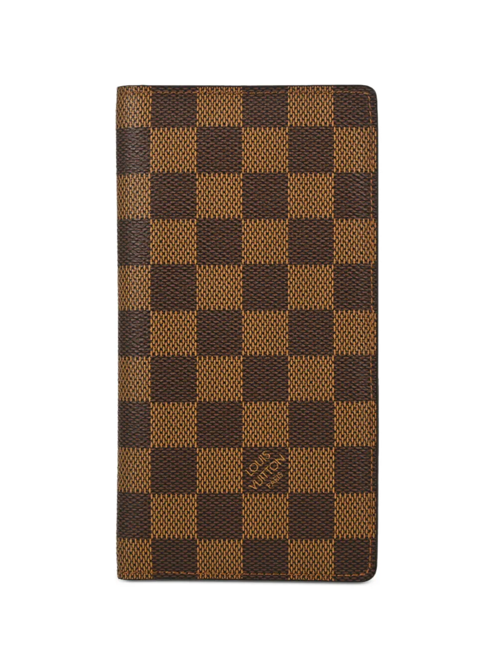 Louis Vuitton Pre-Owned Damier Ebene wallet - Braun