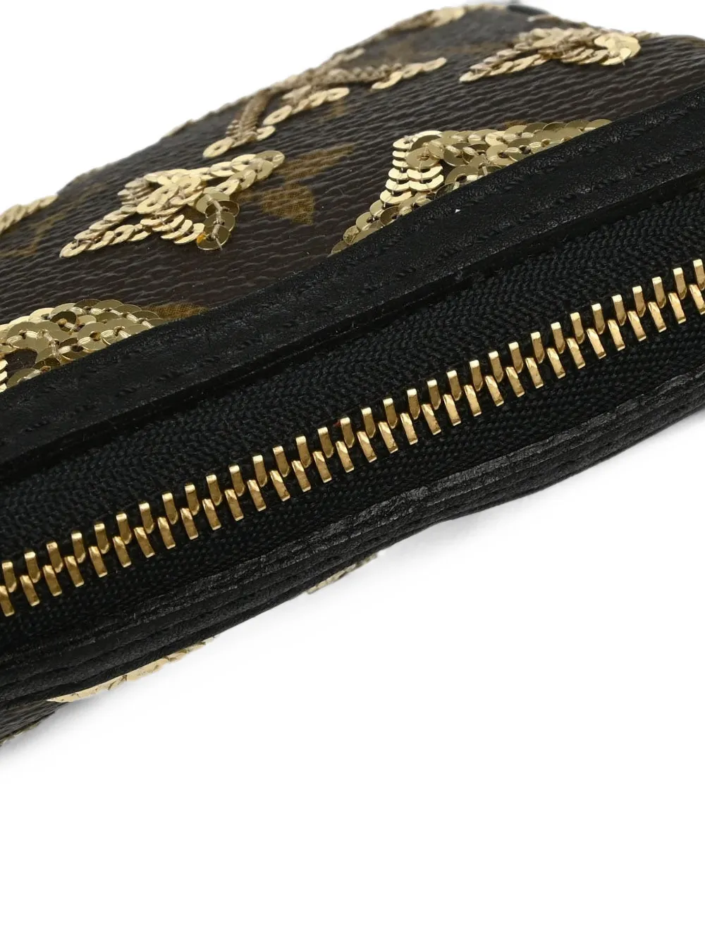 Louis Vuitton Pre-Owned mini Eclipse-pattern sequin-embellished shoulder bag Bruin