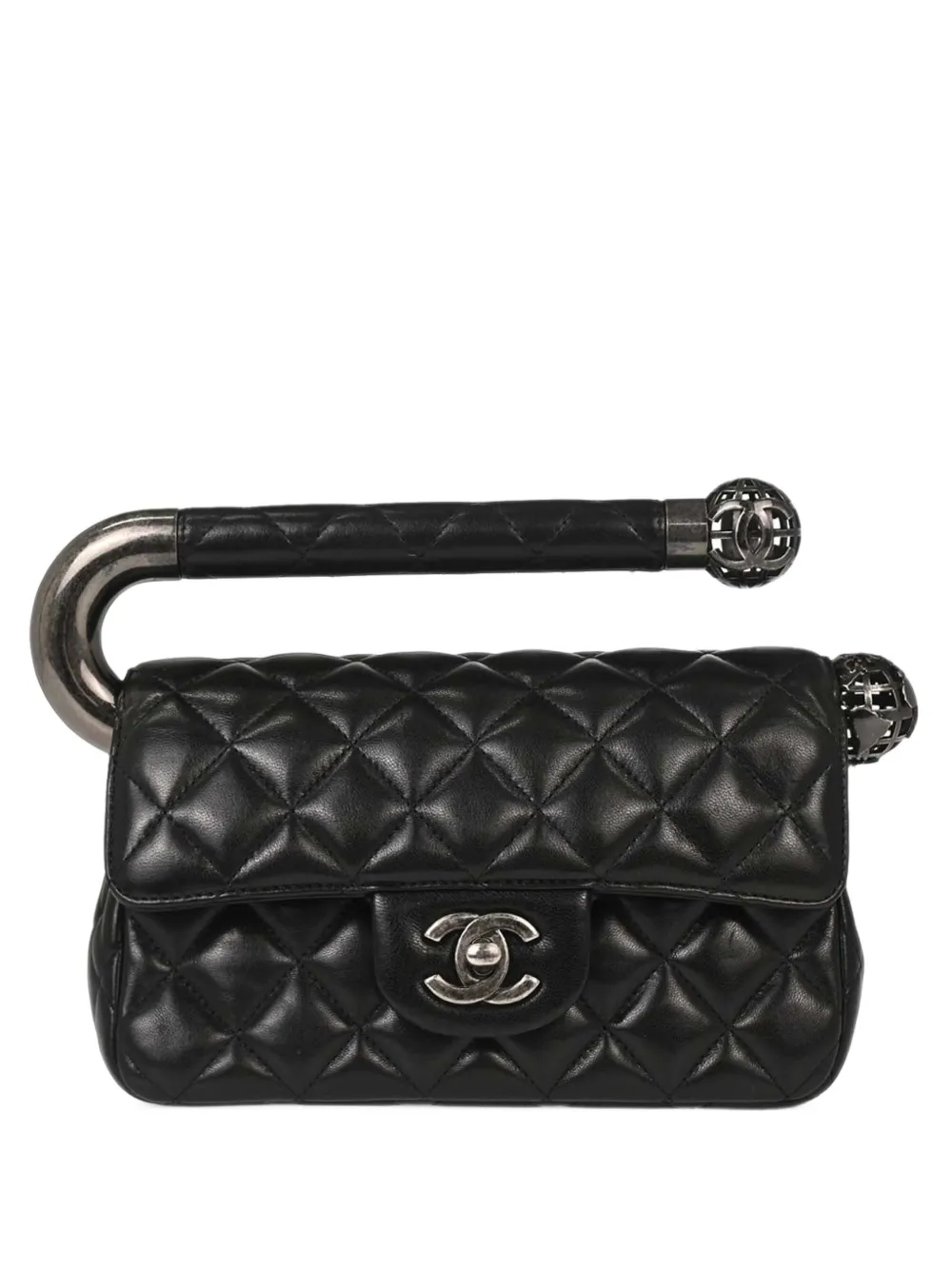 CHANEL Pre-Owned 2013-2014 Around the World mini bag - Black