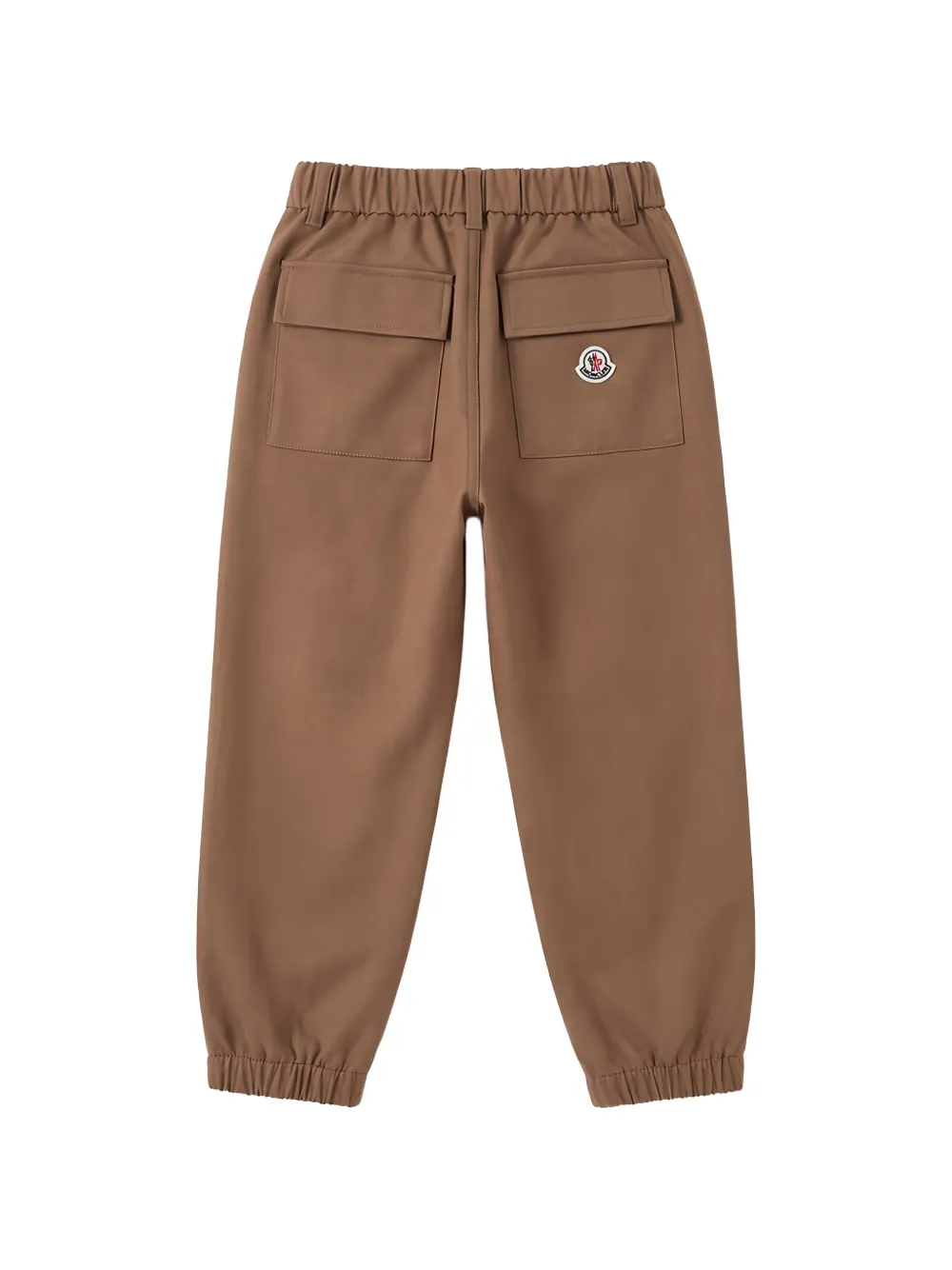 Moncler Enfant Broek met logopatch Beige