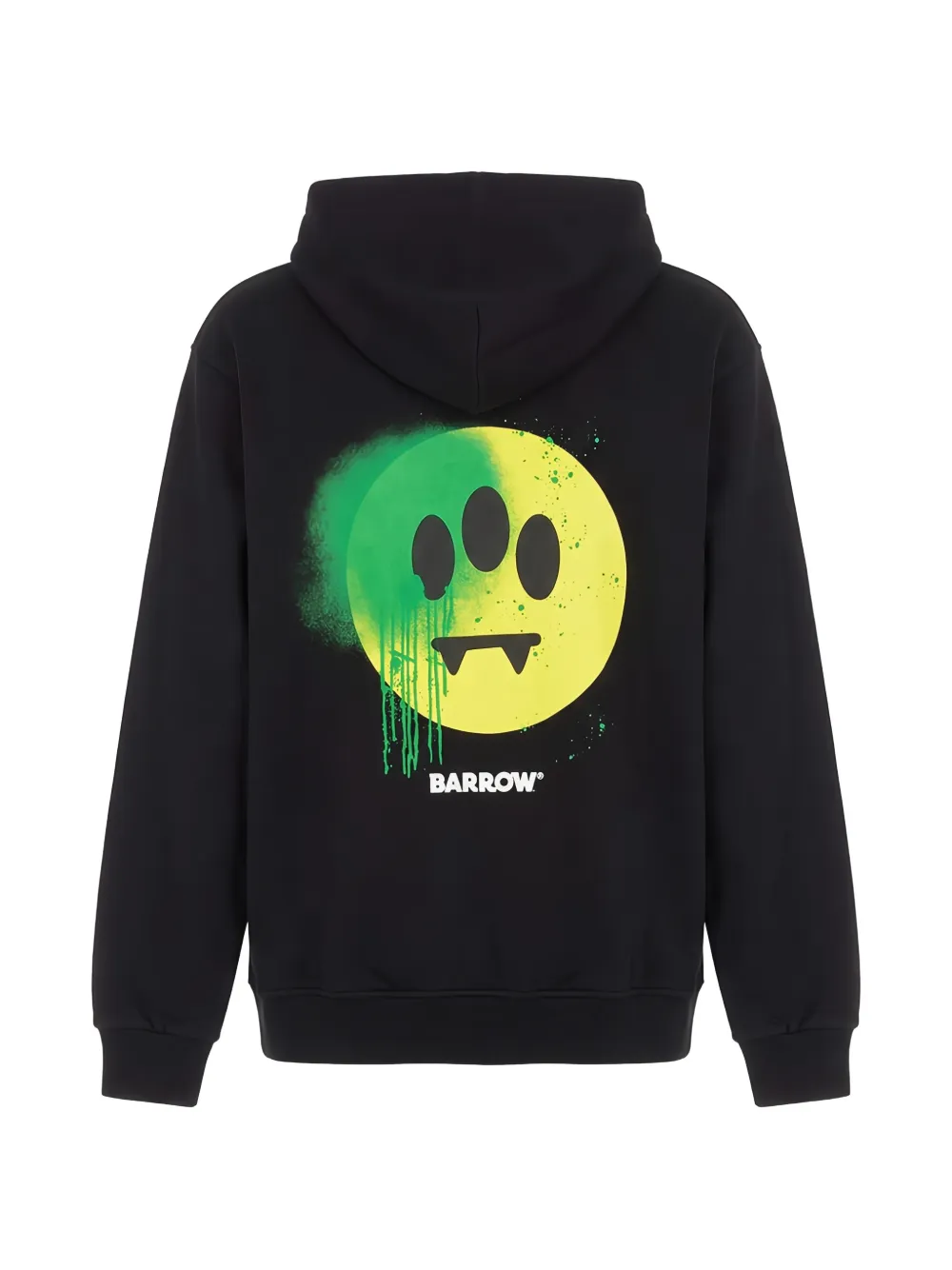 BARROW Hoodie met print Zwart