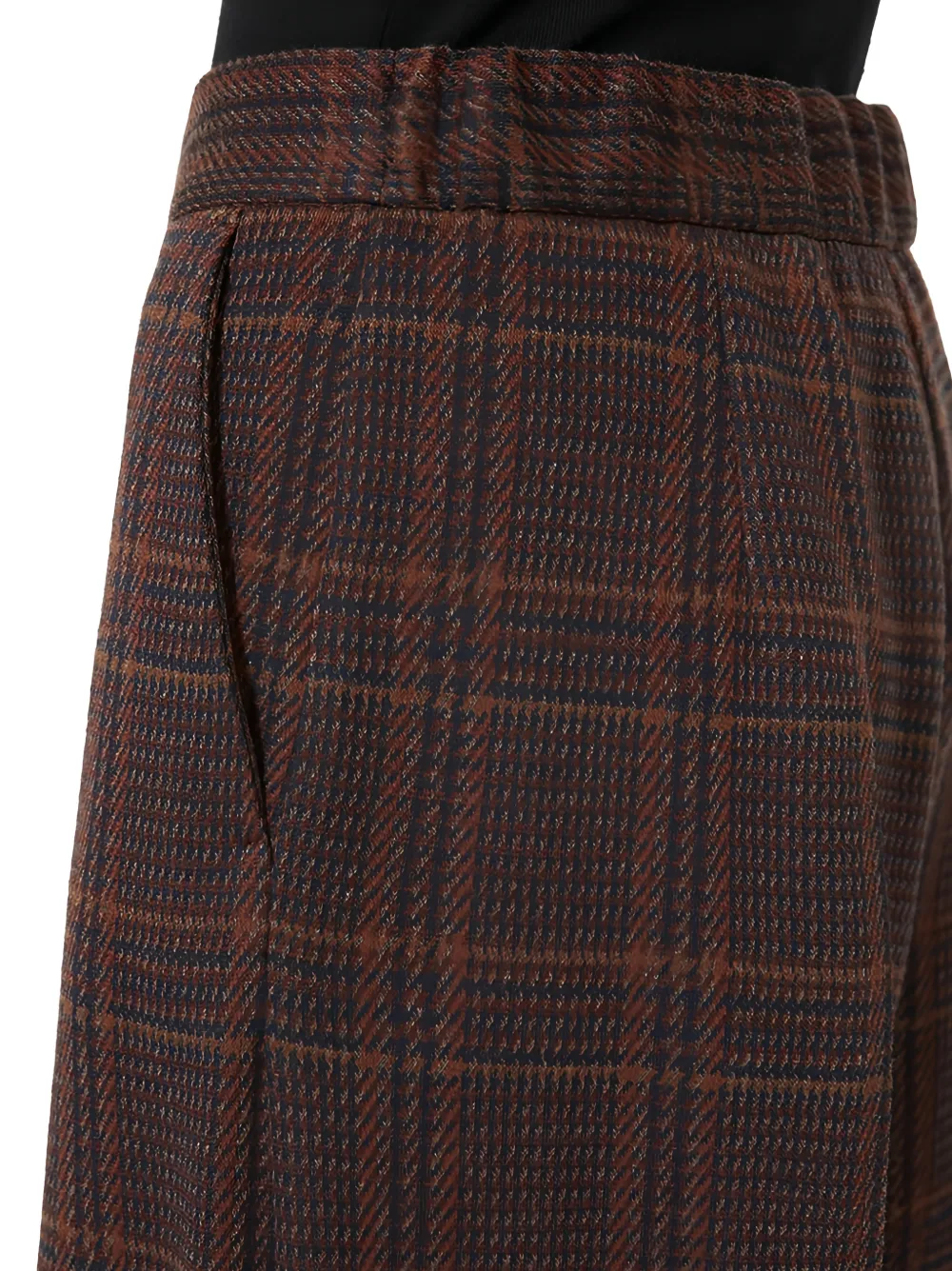 Max Mara plaid-pattern trousers Bruin