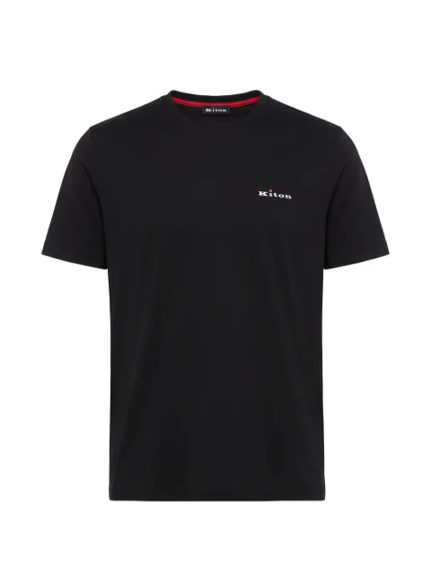 Kiton logo-detail T-shirt