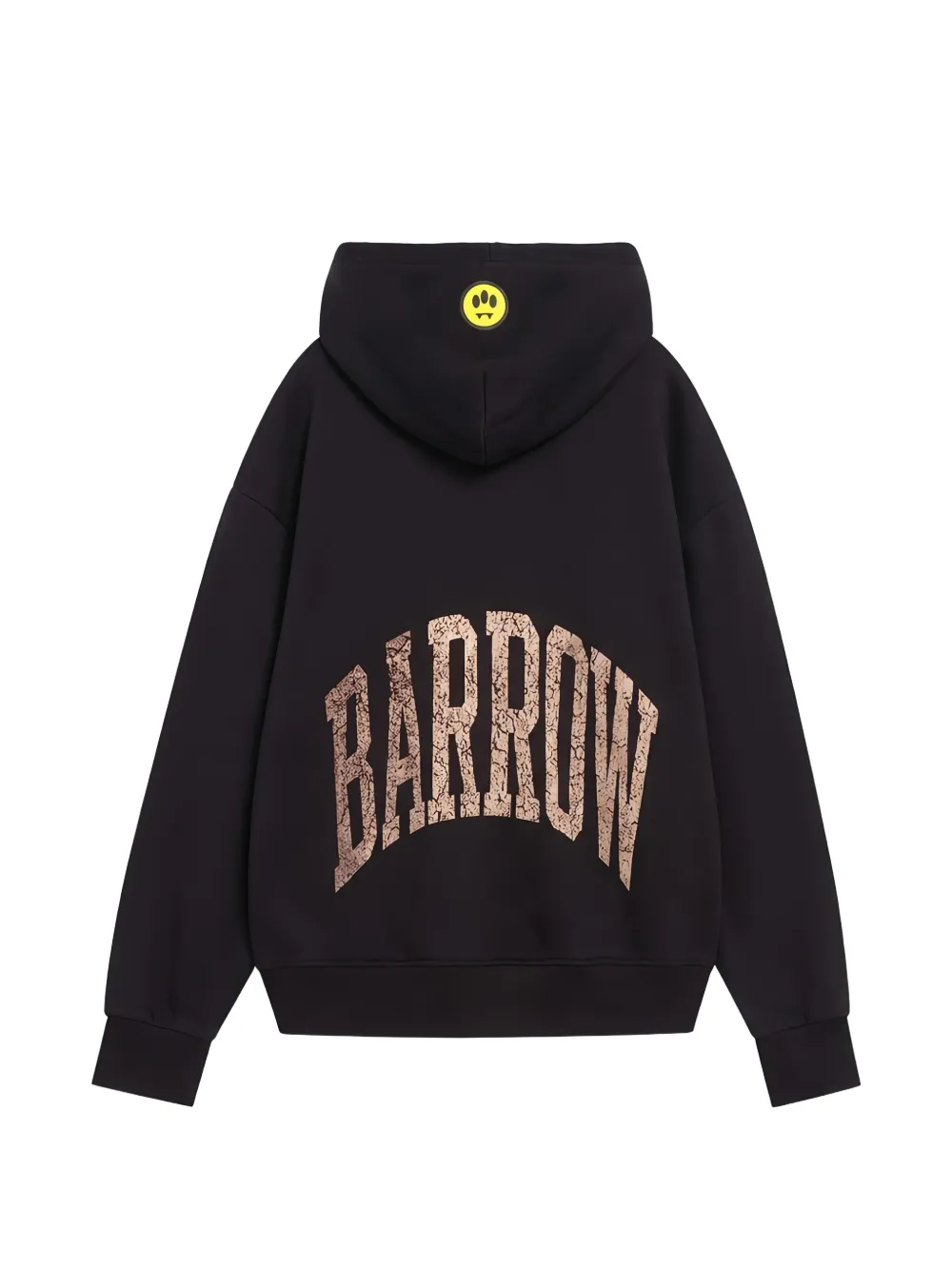 BARROW Hoodie met logoprint Zwart