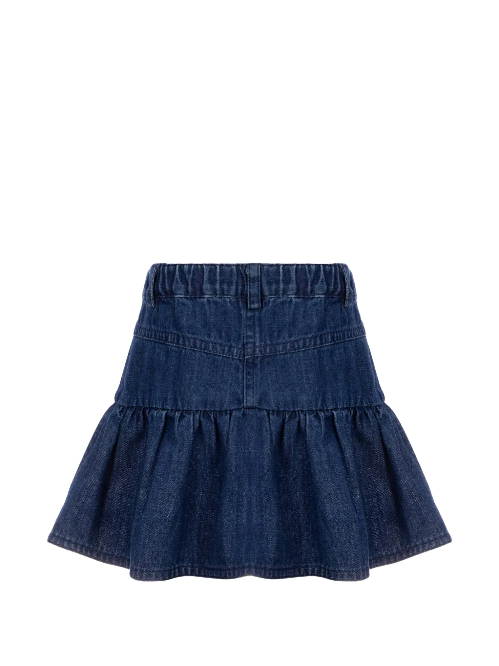 Lapin House embroidered tiered skirt Blauw