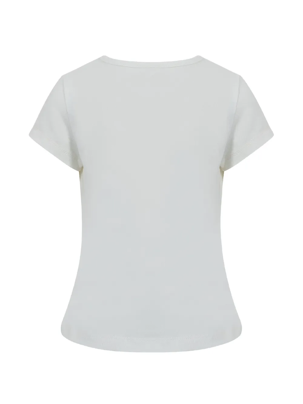 Lapin House butterfly-print T-shirt Beige