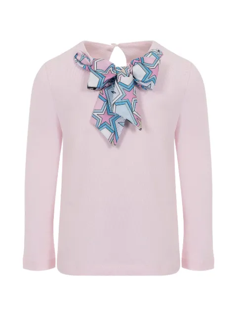 Lapin House x Mary Katrantzou bow-detail star-print blouse
