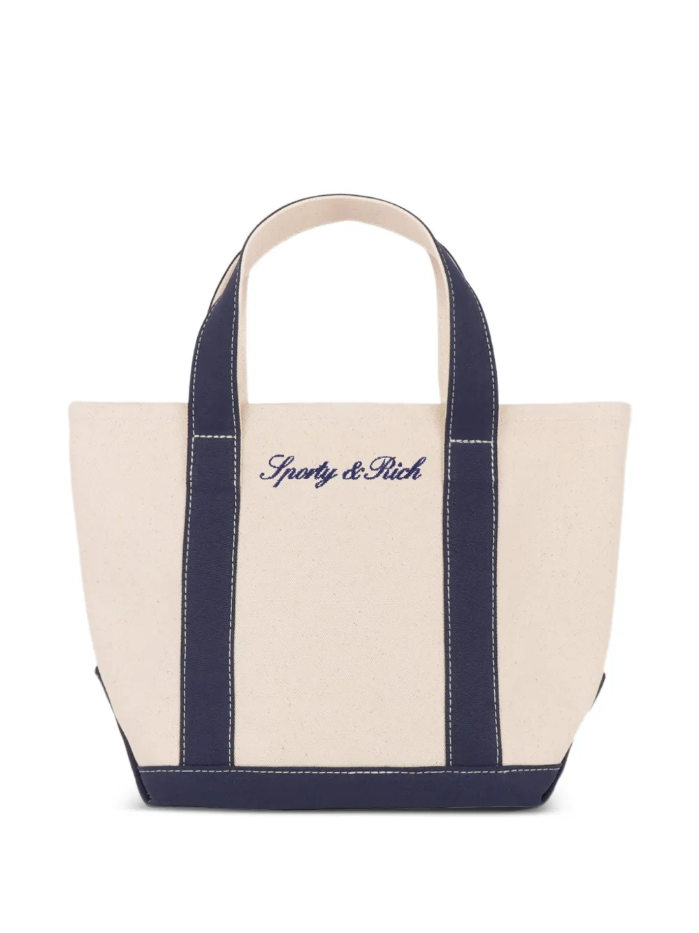Sporty & Rich Serif Logo tote bag - Weiß