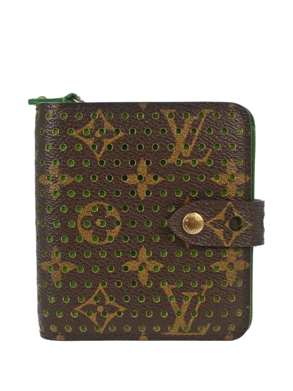 Louis Vuitton Pre-Owned 2006 monogram-pattern zip-fastening wallet - Marrone