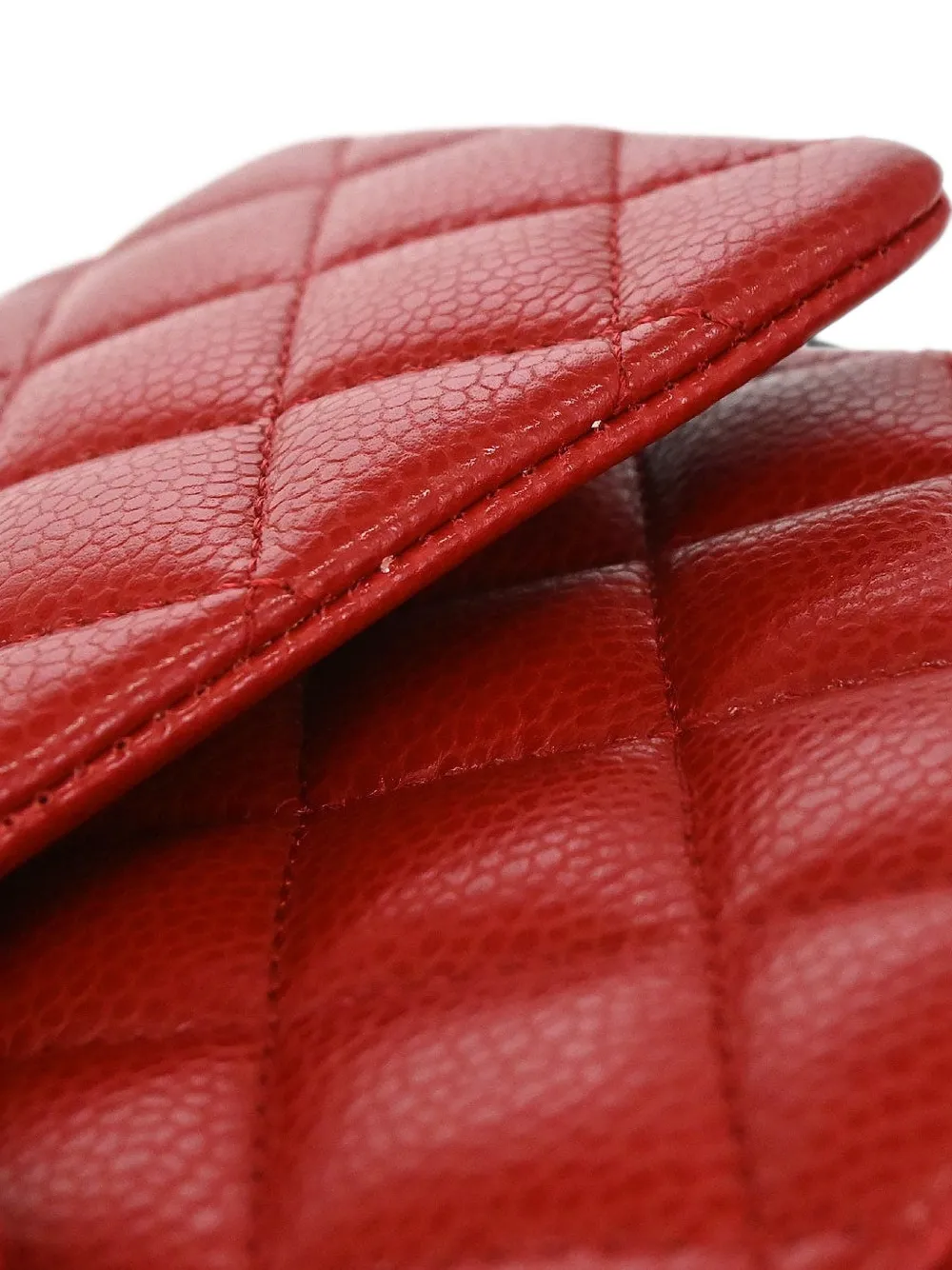CHANEL Pre-Owned 2015-2016 medium Classic Double Flap schoudertas Rood
