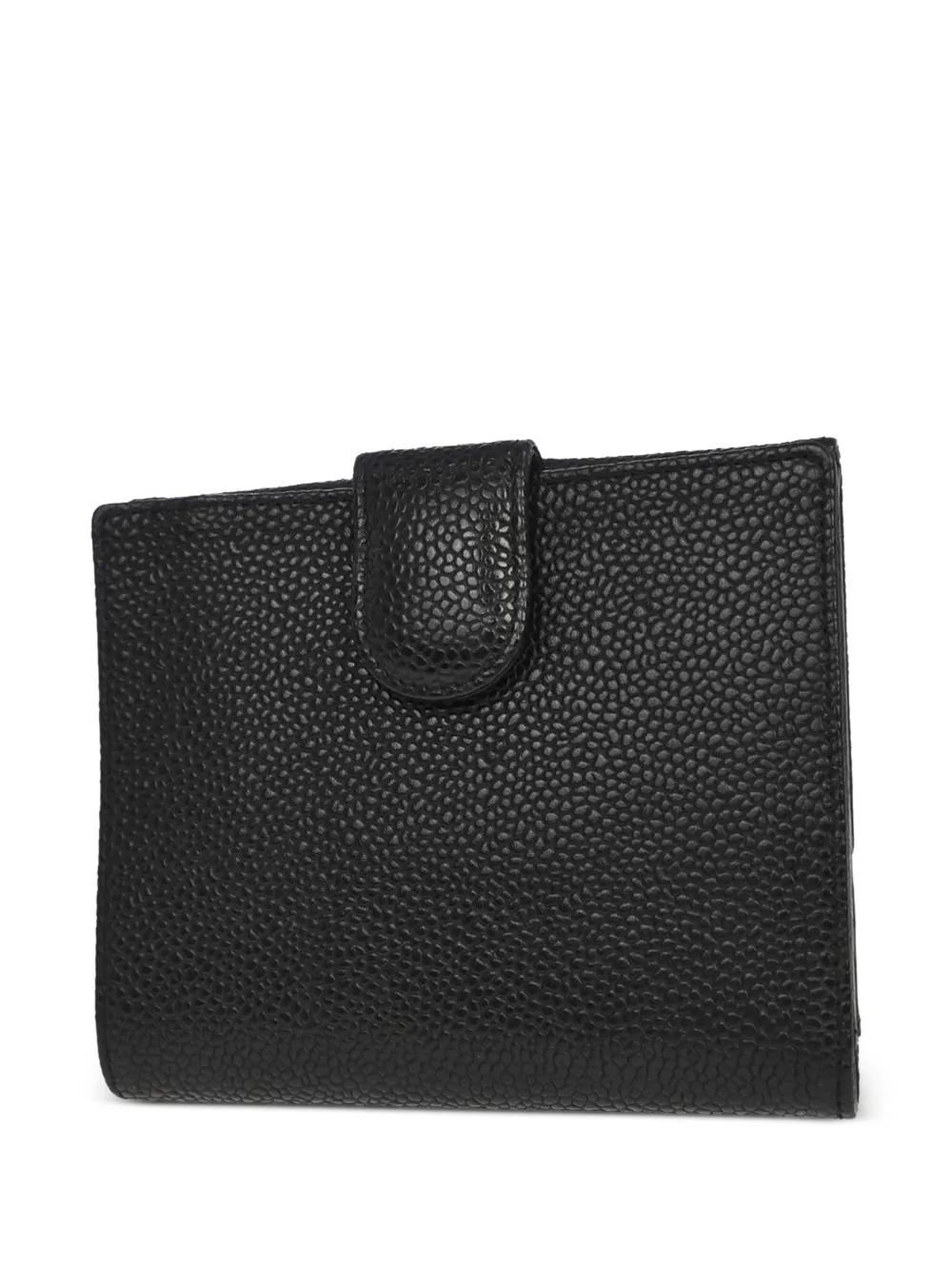 CHANEL Pre-Owned 2005-2006 Caviar leather bifold wallet - Black