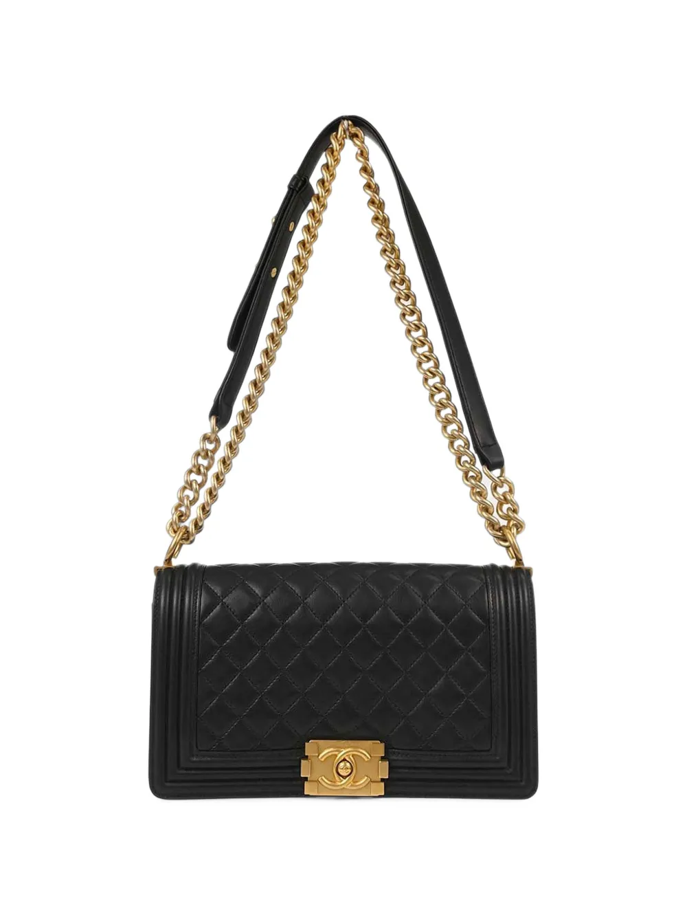 CHANEL Pre-Owned Boy Chanel quilted shoulder bag - Nero