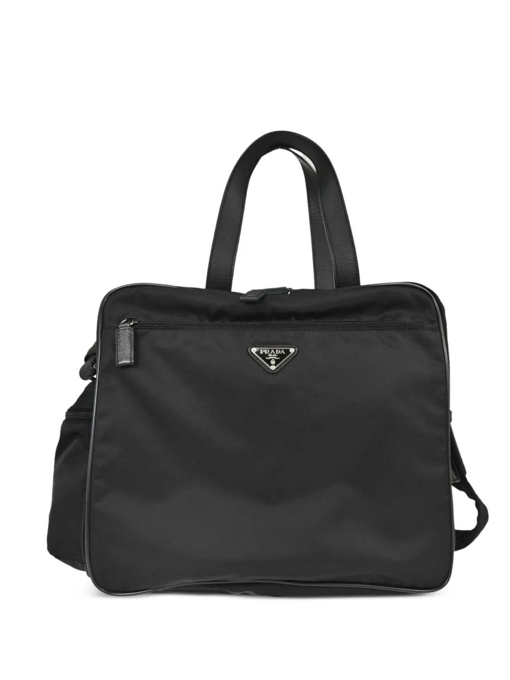 Prada Pre-Owned logo-detail handbag - Nero