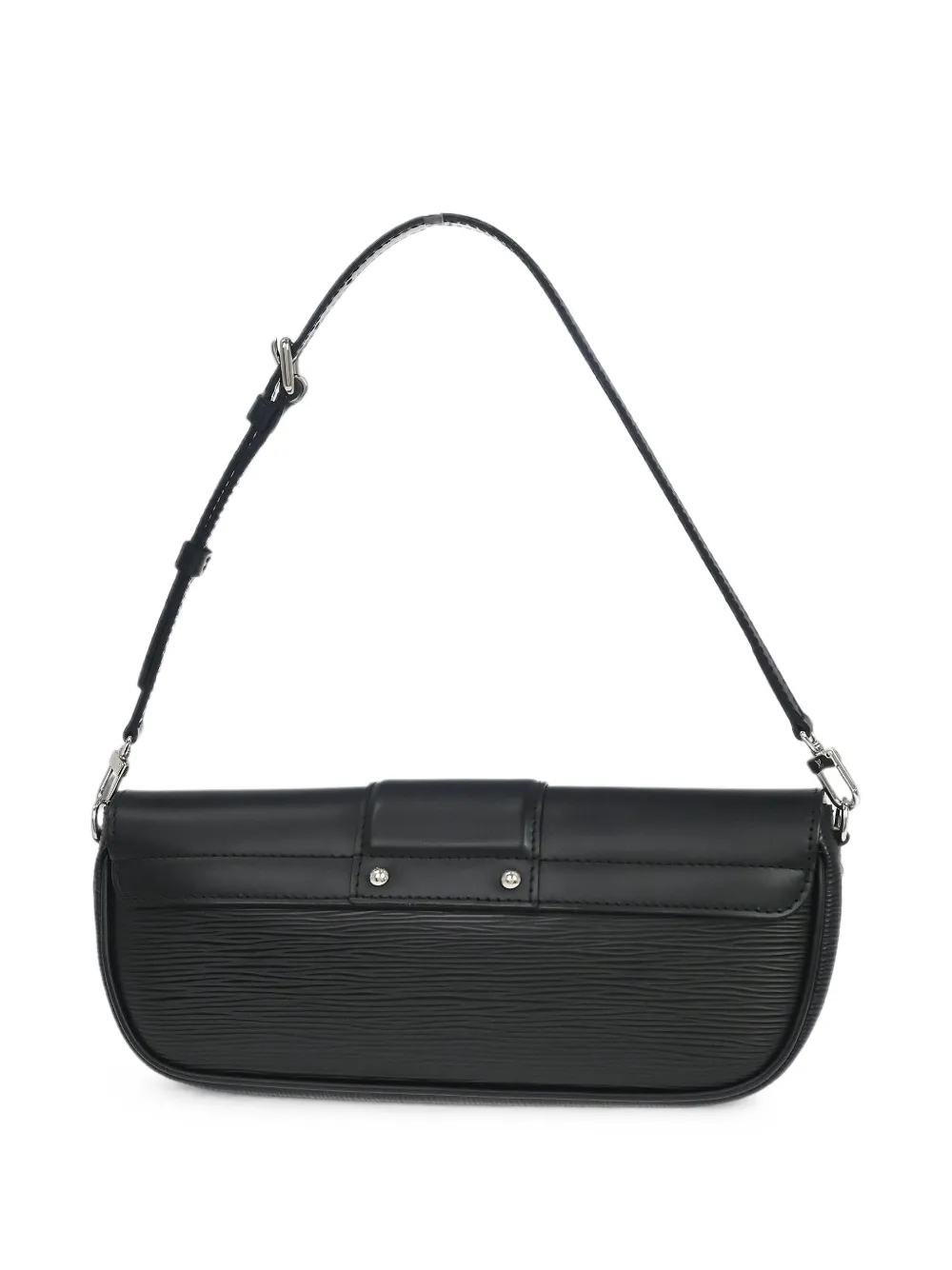 Louis Vuitton Pre-Owned 2011 Pochette Montaigne Epi leren shopper Zwart