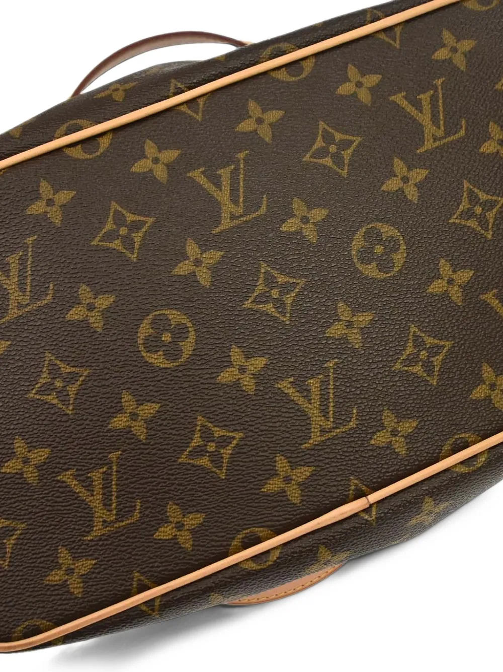 Louis Vuitton Pre-Owned PM Palermo Monogram canvas shopper met logobedel Bruin
