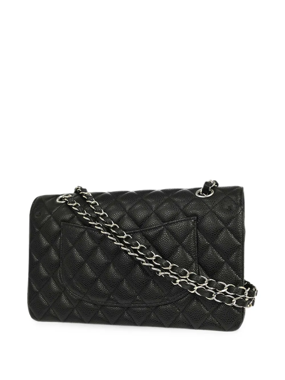 CHANEL Pre-Owned 2019 Classic Double Flap gewatteerde schoudertas Zwart