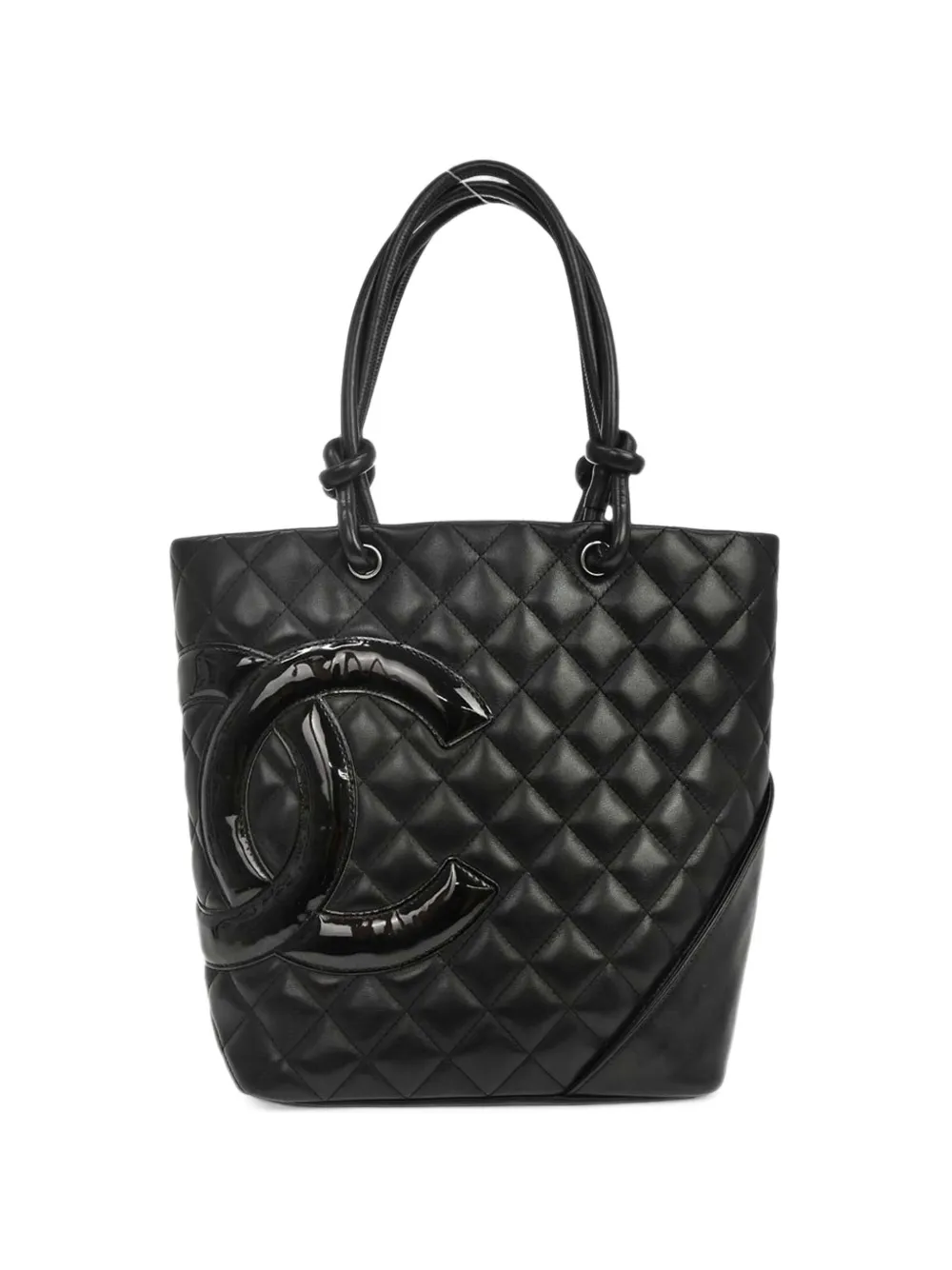 CHANEL Pre-Owned 2006-2008 Cambon Ligne tote bag - Noir CHANEL Pre-Owned 2006-2008 Cambon Ligne tote bag - Noir