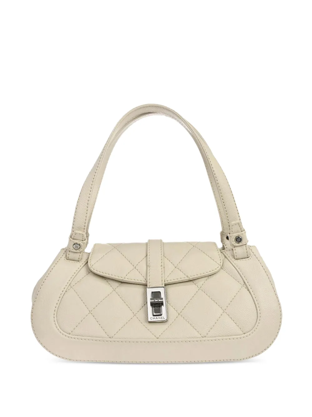 CHANEL Pre-Owned 2005-2006 Mademoiselle Lock tote bag - Tons neutres
