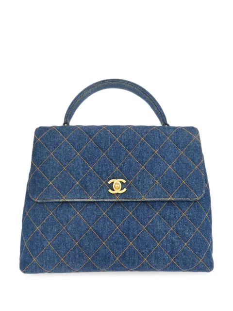 CHANEL Pre-Owned tote Kelly capitonada 1996-1997
