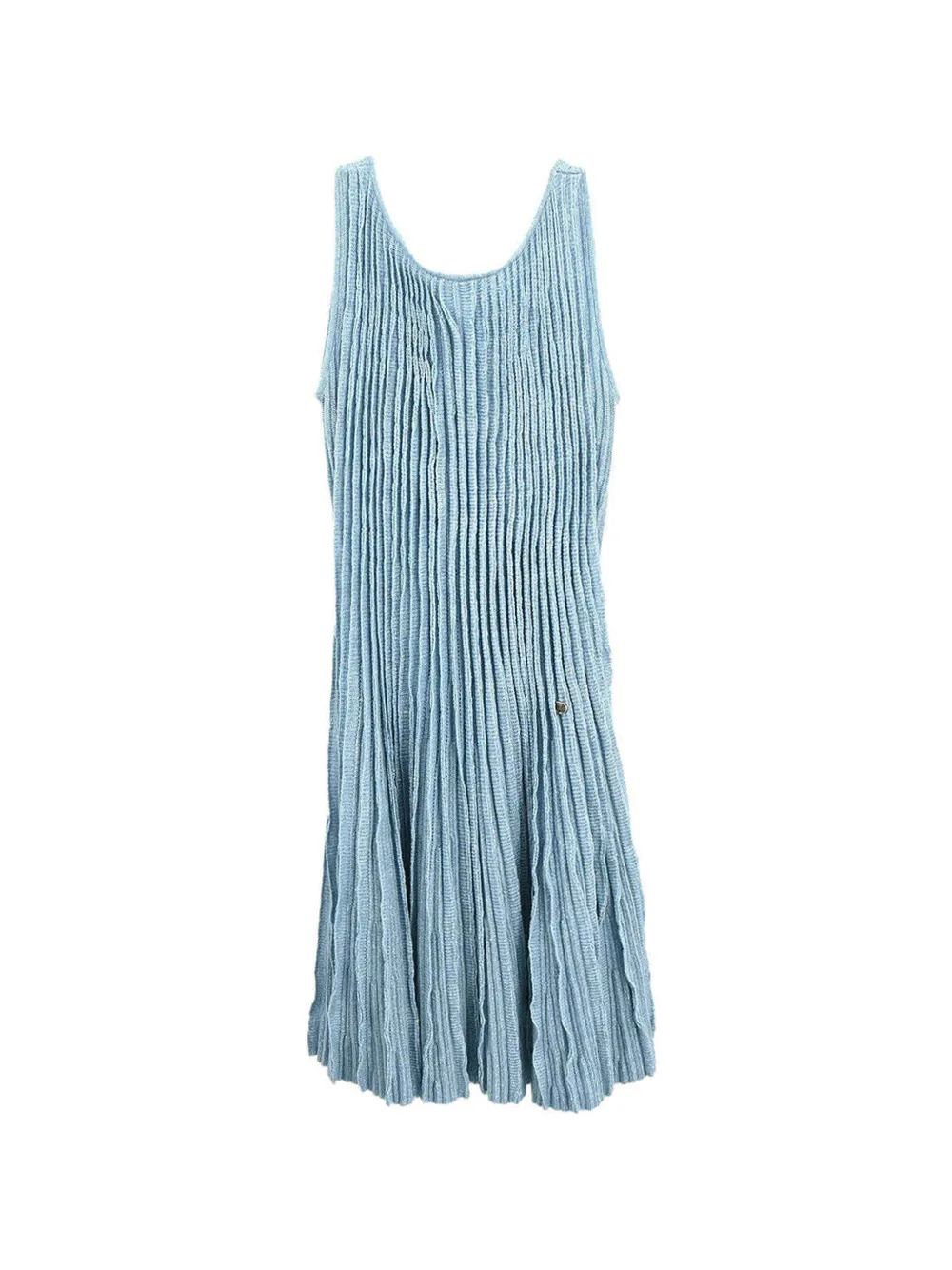 CHANEL Pre-Owned 2013 sleeveless dress - Blu