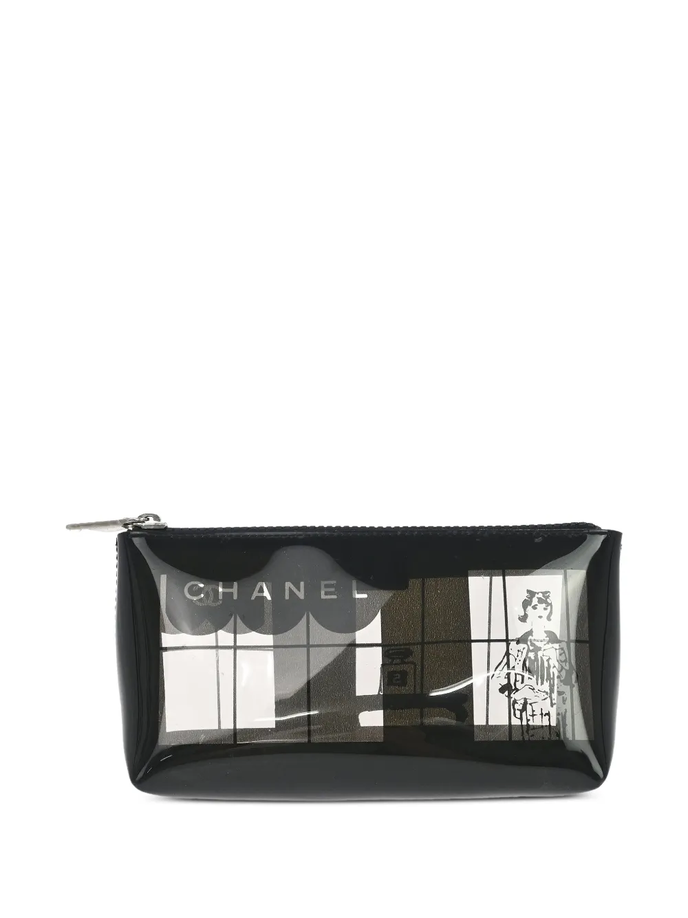 CHANEL Pre-Owned 2003-2004 Mademoiselle Window Clutch - Schwarz