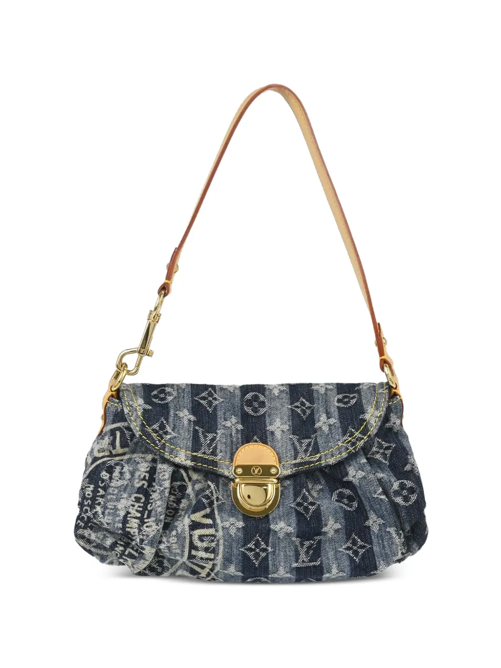 Louis Vuitton Pre-Owned mini Pleaty Raye Monogram canvas tote bag - Blue
