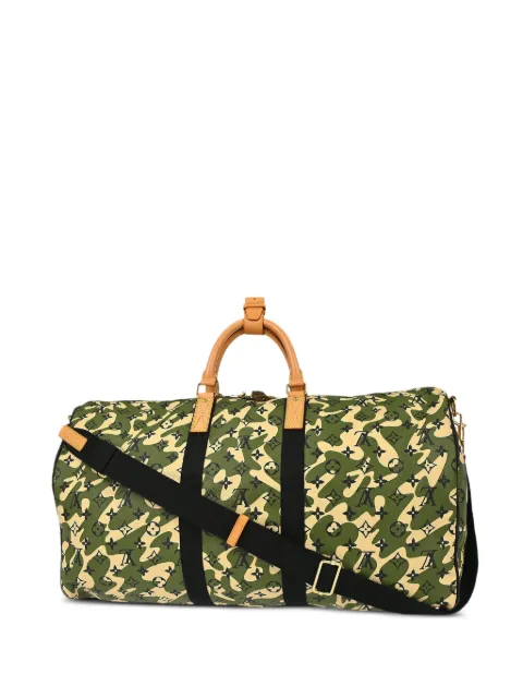 Louis Vuitton Pre-Owned bolsa duffle 55 Keepall Bandoulière Monogram