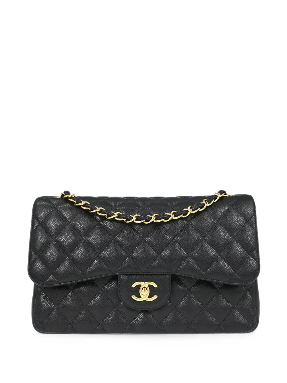CHANEL Pre-Owned 2016-2017 Jumbo Classic Double Flap shoulder bag - Nero