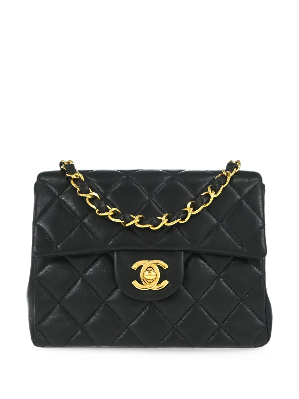 CHANEL Pre-Owned 2000-2002 Mini Classic Square Flap shoulder bag - Nero