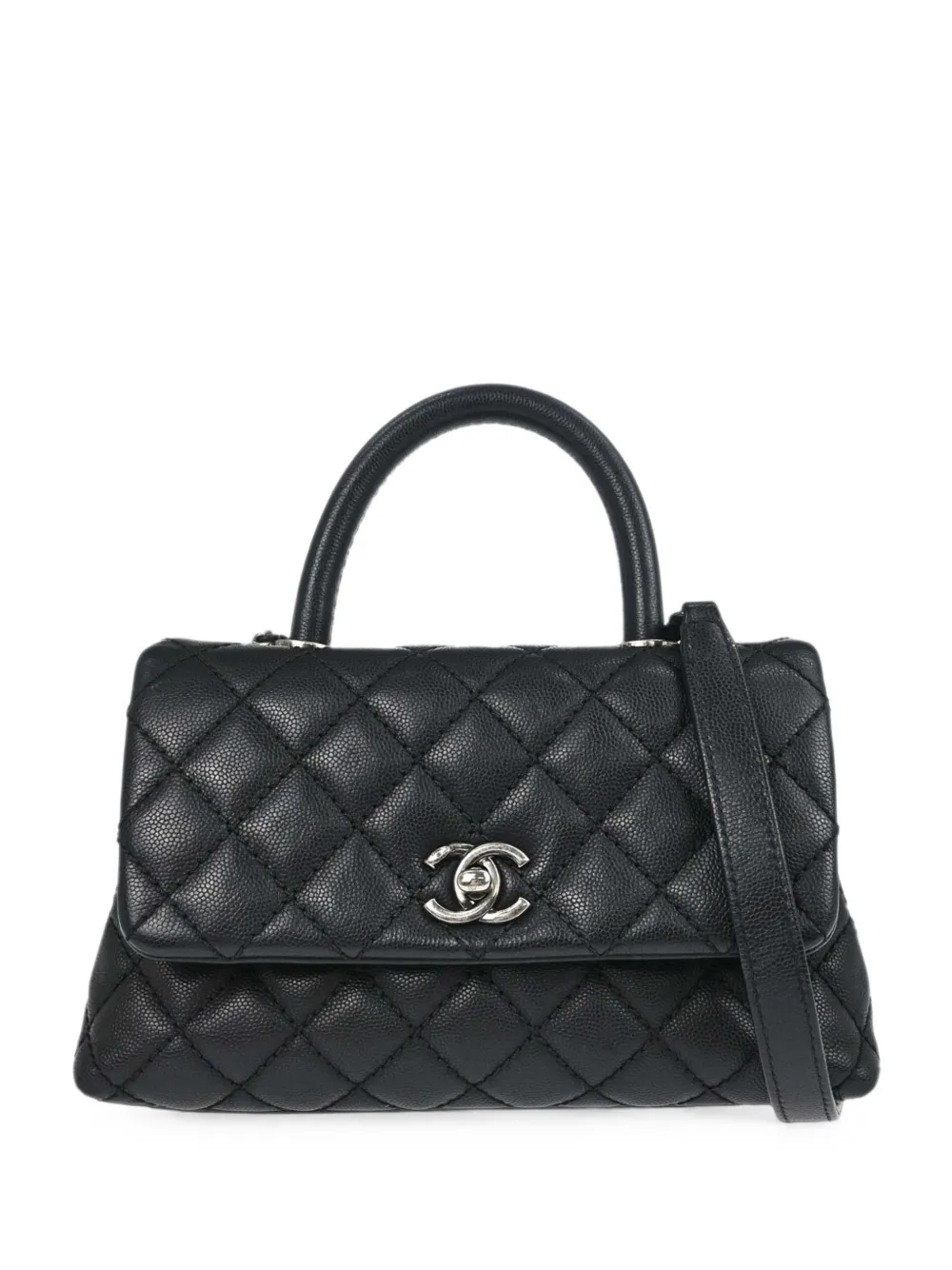CHANEL Pre-Owned 2016-2017 Coco Handle tote bag - Nero