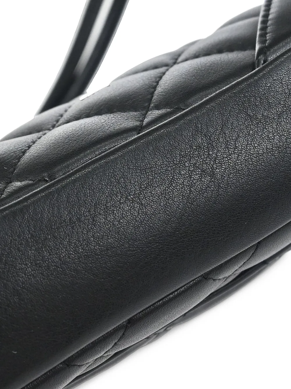 CHANEL Pre-Owned Cambon Ligne gewatteerde schoudertas Zwart